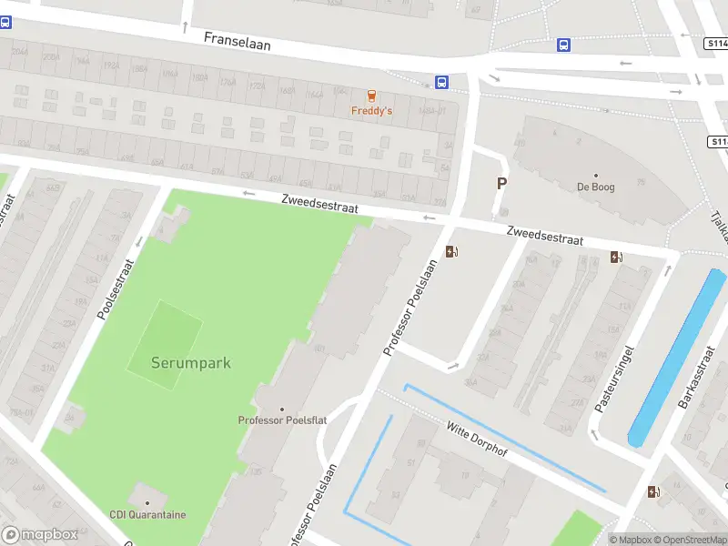 112 melding Ambulance met gepaste spoed naar de Prof. Poelslaan in Rotterdam