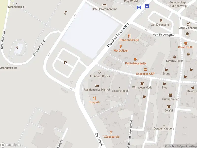 Ambulance met gepaste spoed naar de Palaceplein in Noordwijk