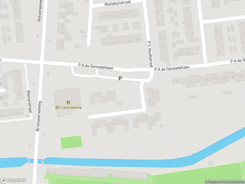 Ambulance met grote spoed naar de P A de Genestetlaan in Hellevoetsluis