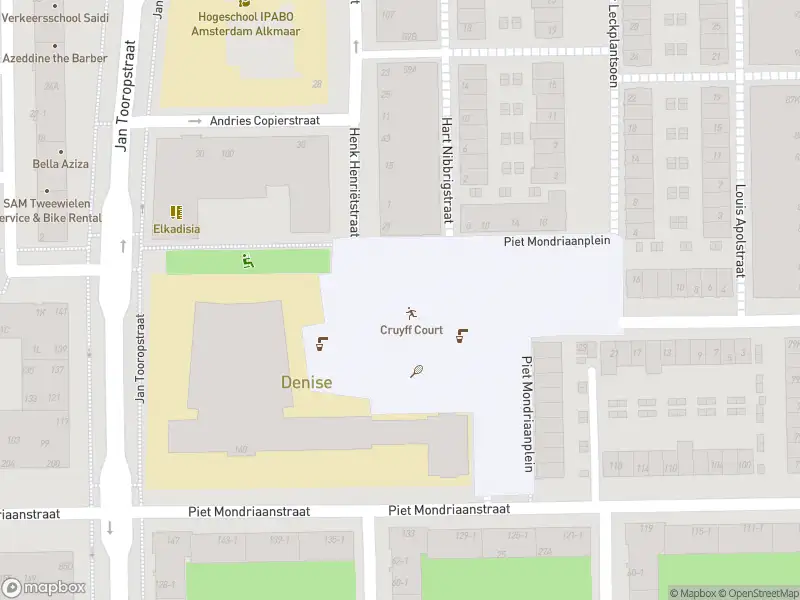 Brandweer met gepaste spoed naar de Piet Mondriaanplein in Amsterdam vanwege een buitenbrand