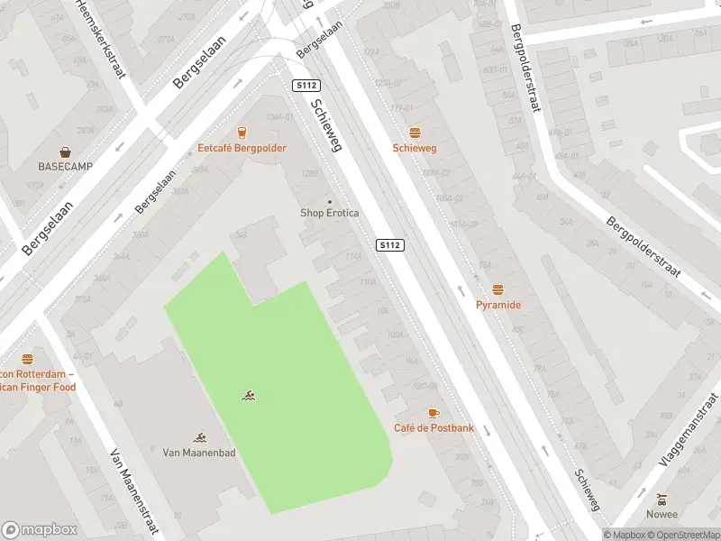 112 melding Ambulance met gepaste spoed naar de Schieweg in Rotterdam