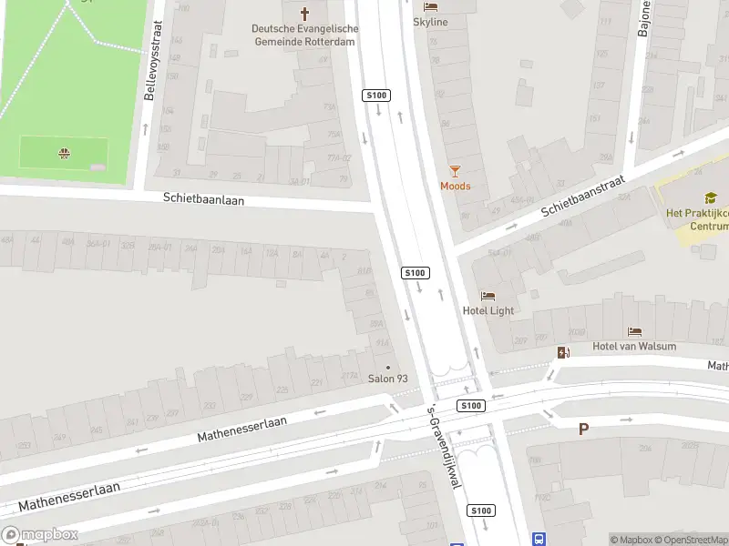 112 melding Ambulance met grote spoed naar de 's-Gravendijkwal in Rotterdam