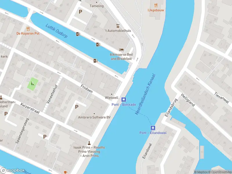 112 melding Ambulance naar de Bierkade in Alkmaar vanwege ongeval met letsel