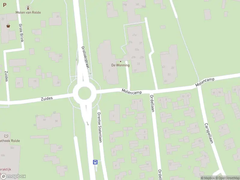 Brandweer met grote spoed naar de Molencamp in Rolde