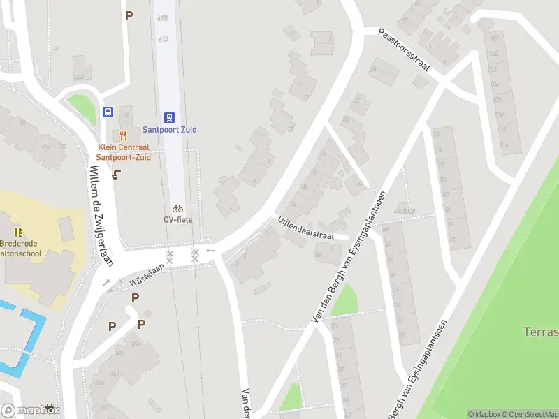 Ambulance naar de Wüstelaan in Santpoort-Zuid