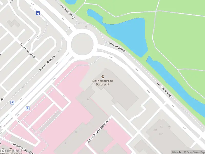 Ambulance naar de Overkampweg in Dordrecht