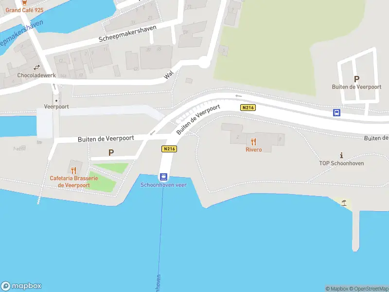 Ambulance met grote spoed naar de Buiten de Veerpoort in Schoonhoven