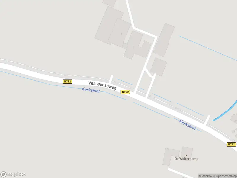 Brandweer met grote spoed naar de Vaassenseweg in Terwolde vanwege gebouwbrand