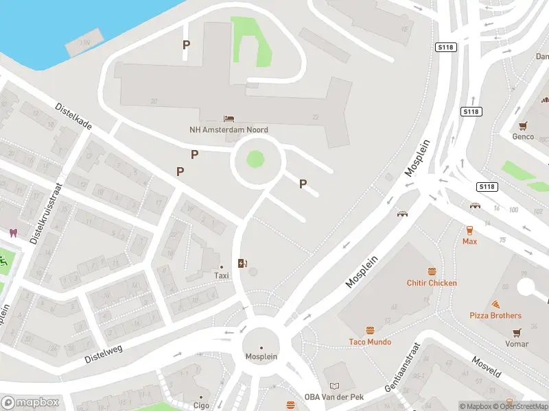 Besteld ambulance vervoer naar de Wingerdweg in Amsterdam