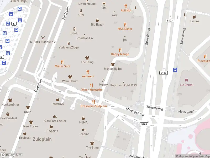Brandweer met gepaste spoed naar de Meierijstraat in Rotterdam vanwege afgaan automatisch brandalarm