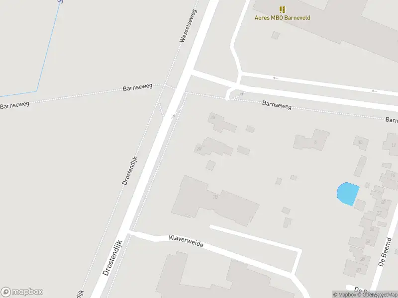 Politie naar de Drostendijk in Barneveld vanwege aanrijding met letsel