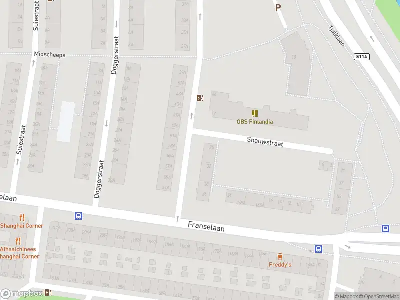 Politie naar de Franselaan in Rotterdam