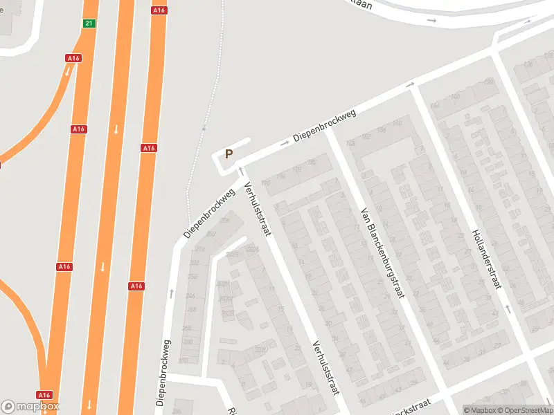 Ambulance met gepaste spoed naar de Verhulststraat in Dordrecht