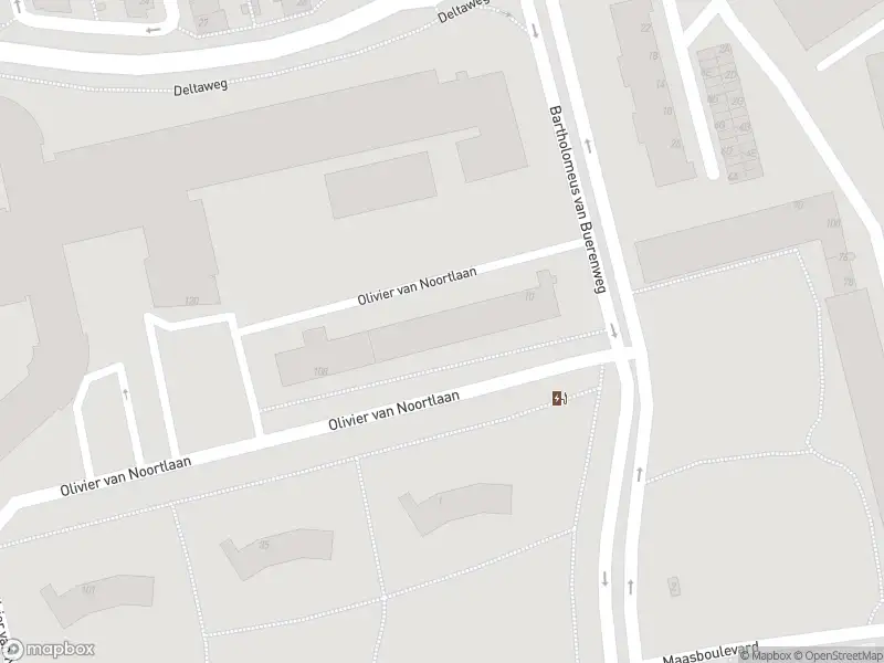 Ambulance met gepaste spoed naar de Olivier van Noortlaan in Vlaardingen