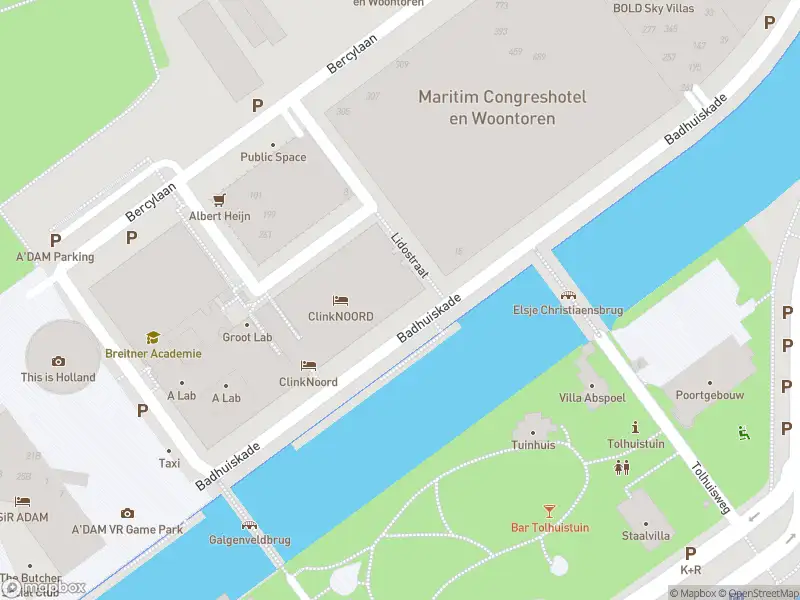 Besteld ambulance vervoer naar de Badhuiskade in Amsterdam