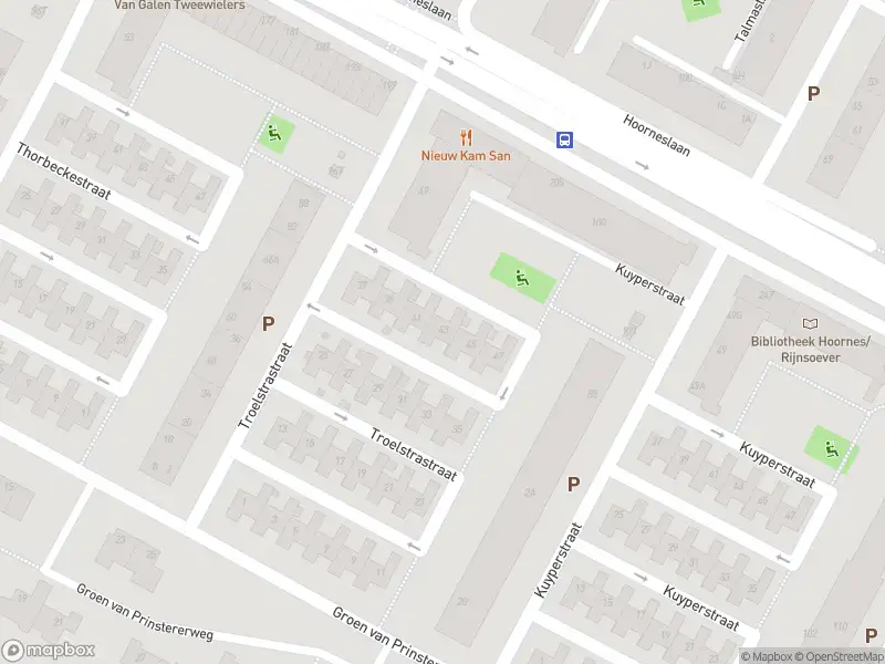 Brandweer met gepaste spoed naar de Thorbeckestraat in Katwijk