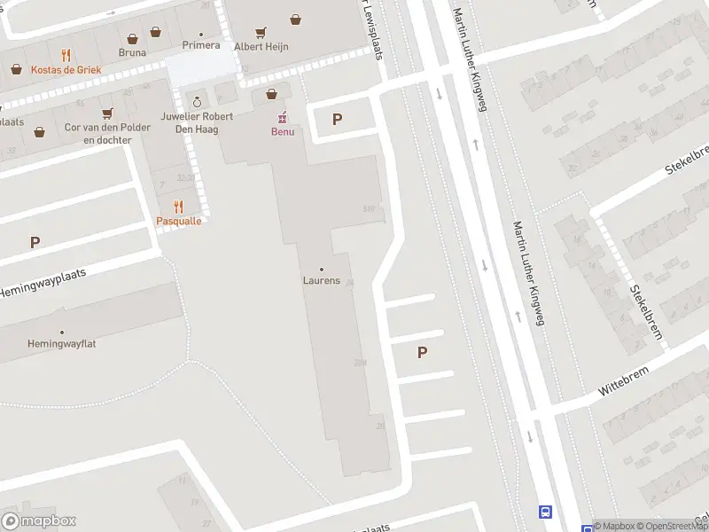 Besteld ambulance vervoer naar de Sinclair Lewisplaats in Rotterdam