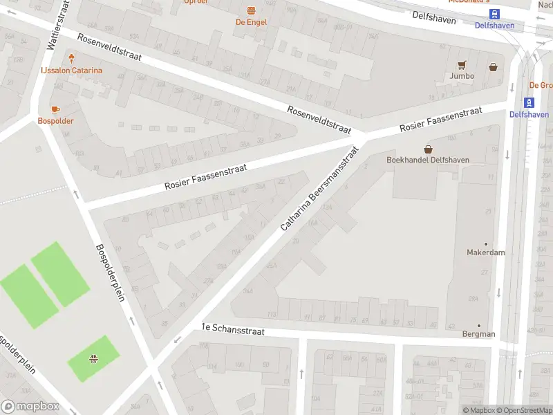 Ambulance met grote spoed naar de Catharina Beersmansstraat in Rotterdam