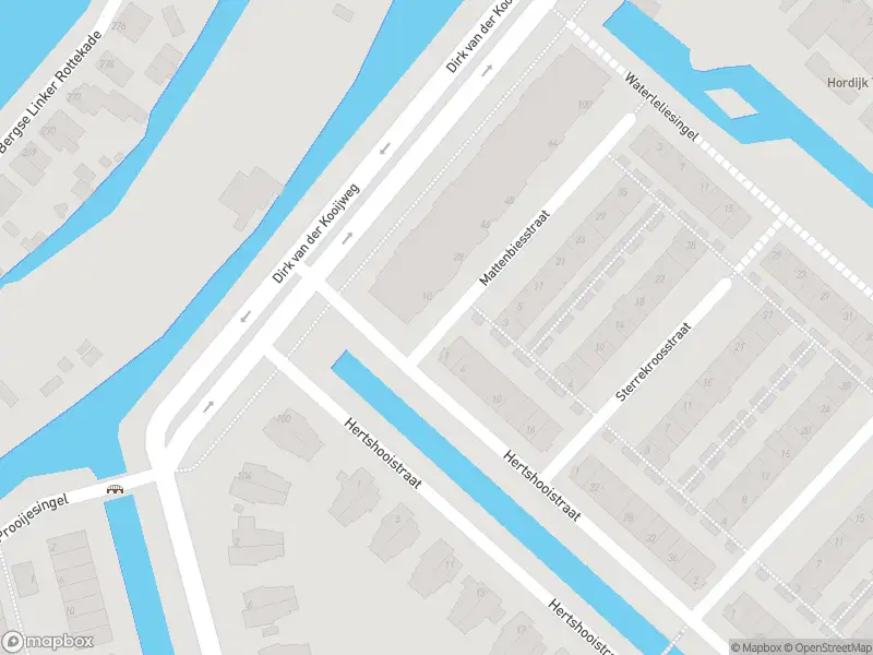 Besteld ambulance vervoer naar de Mattenbiesstraat in Rotterdam