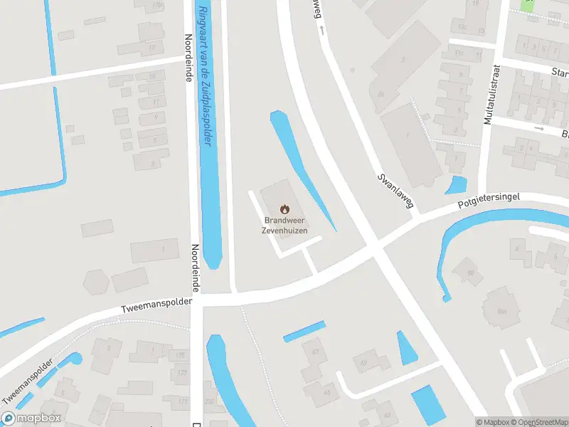 Brandweer naar de De Opril in Zevenhuizen
