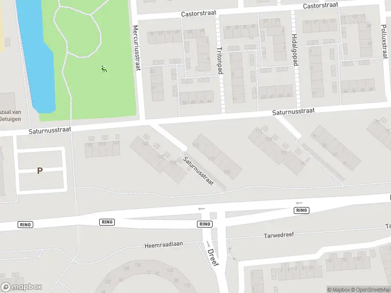 Ambulance met gepaste spoed naar de Saturnusstraat in Spijkenisse