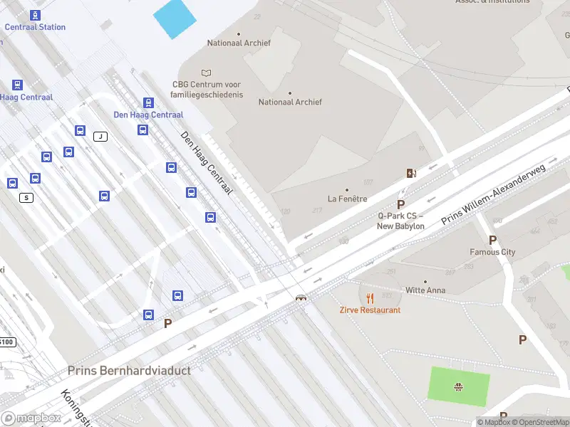 112 melding Brandweer met grote spoed naar de Anna van Buerenstraat in 's-Gravenhage vanwege gebouwbrand