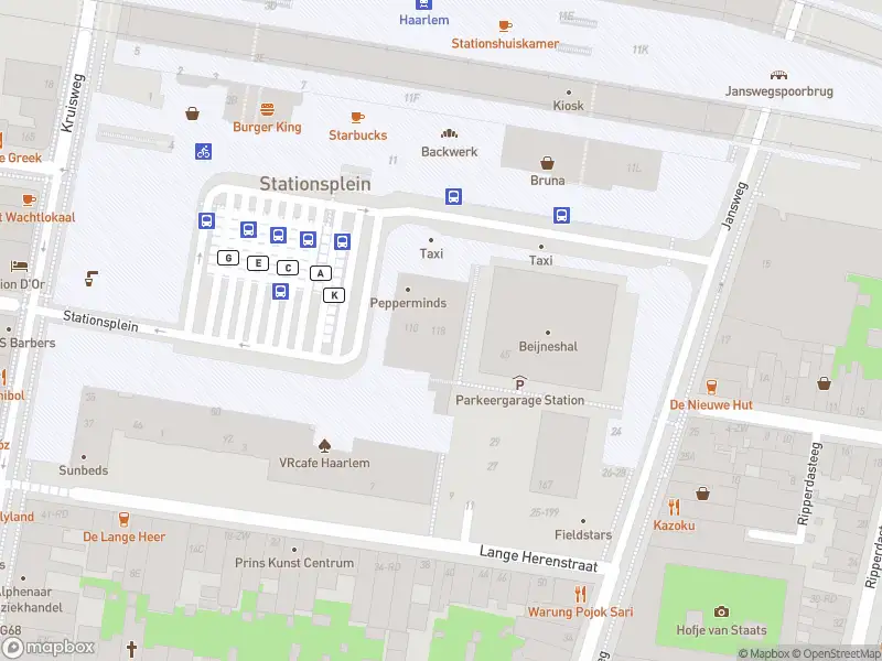 Ambulance met gepaste spoed naar de Stationsplein in Haarlem