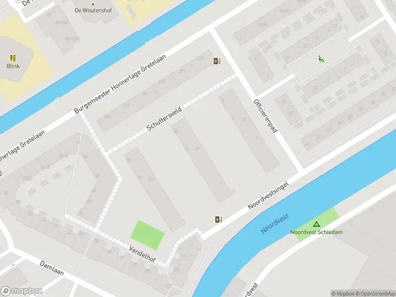 Ambulance met grote spoed naar de Schuttersveld in Schiedam