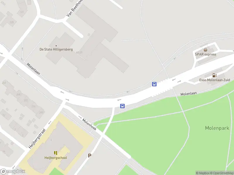 Ambulance met grote spoed naar de Molenlaan in Rotterdam