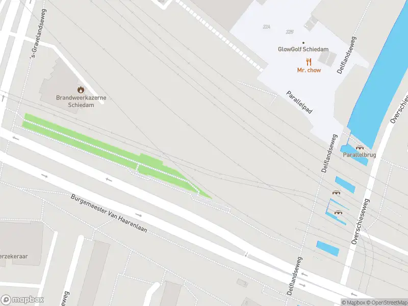 Ambulance met gepaste spoed naar de Delflandseweg in Schiedam
