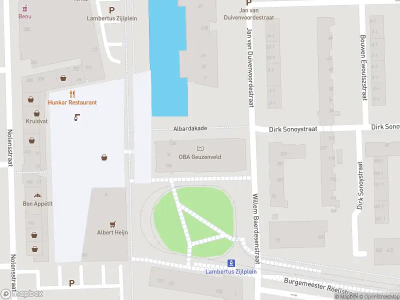 Ambulance met gepaste spoed naar de Albardakade in Amsterdam