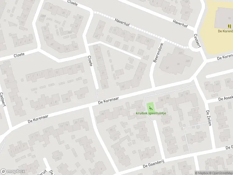 112 melding Politie naar de De Korenaar in Oirschot vanwege ongeval met letsel