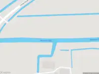 Brandweer met gepaste spoed naar de Canterlânswei in Miedum