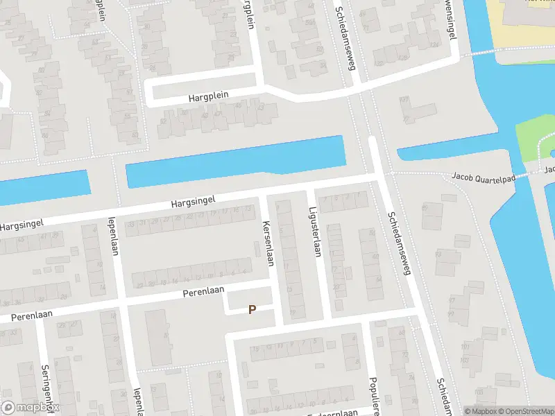 Brandweer met grote spoed naar de Kersenlaan in Schiedam vanwege gebouwbrand