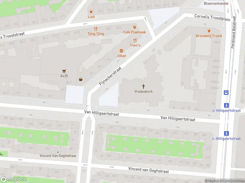 Ambulance met grote spoed naar de Vredeskerkplein in Amsterdam
