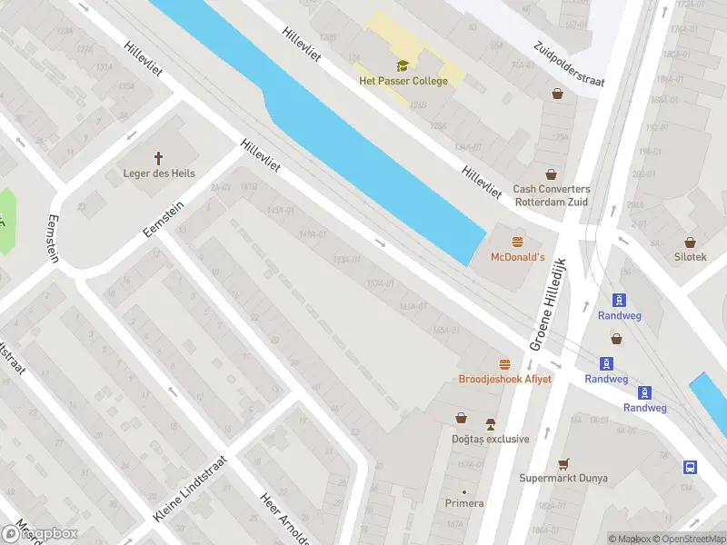 Ambulance met gepaste spoed naar de Hillevliet in Rotterdam