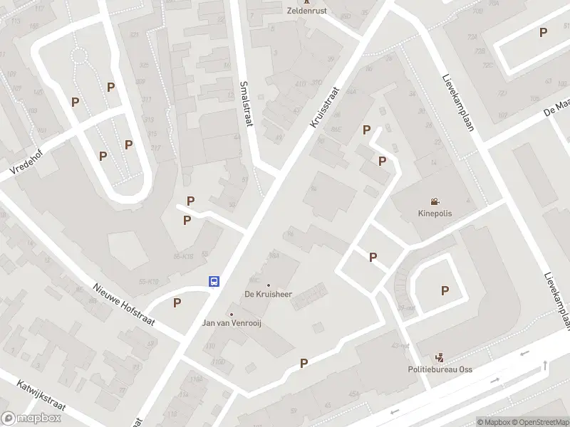 Politie naar de Kruisstraat in Oss vanwege ongeval met letsel