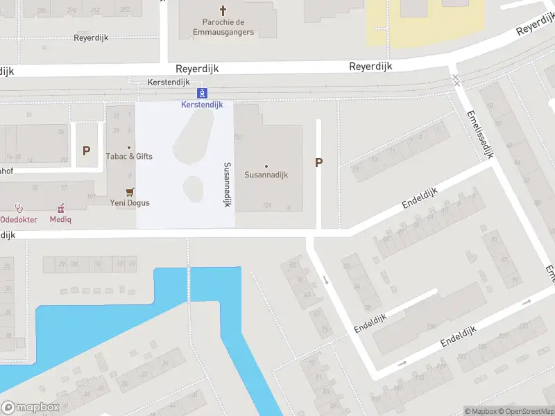 Ambulance met gepaste spoed naar de Susannadijk in Rotterdam