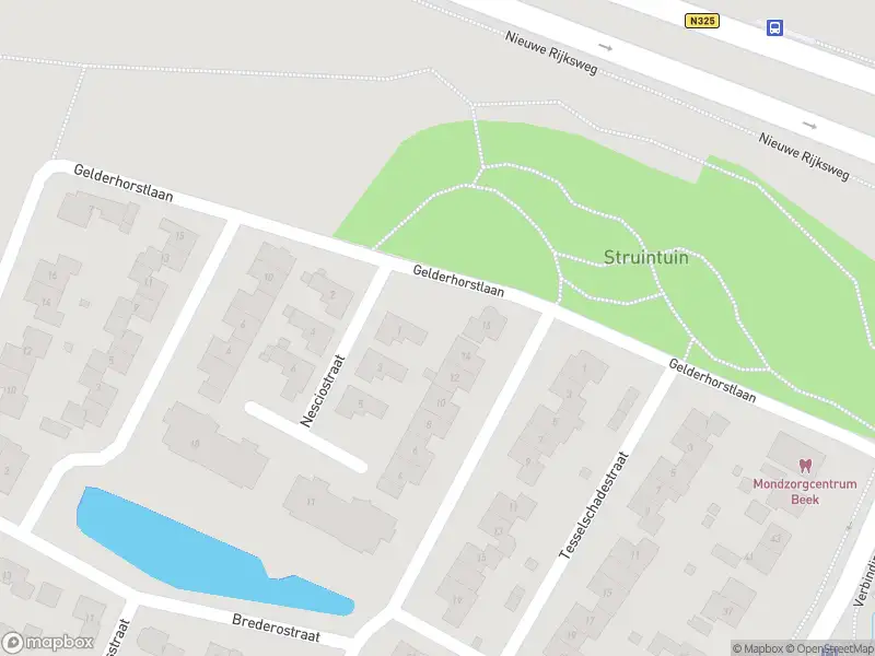 Brandweer met grote spoed naar de Gelderhorstlaan in Beek vanwege waarnemen gaslucht