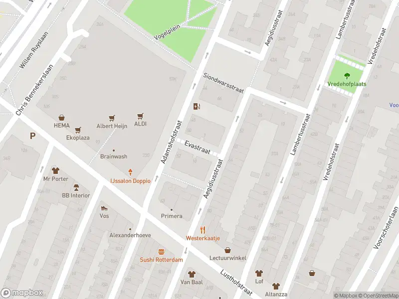 Ambulance met grote spoed naar de Evastraat in Rotterdam