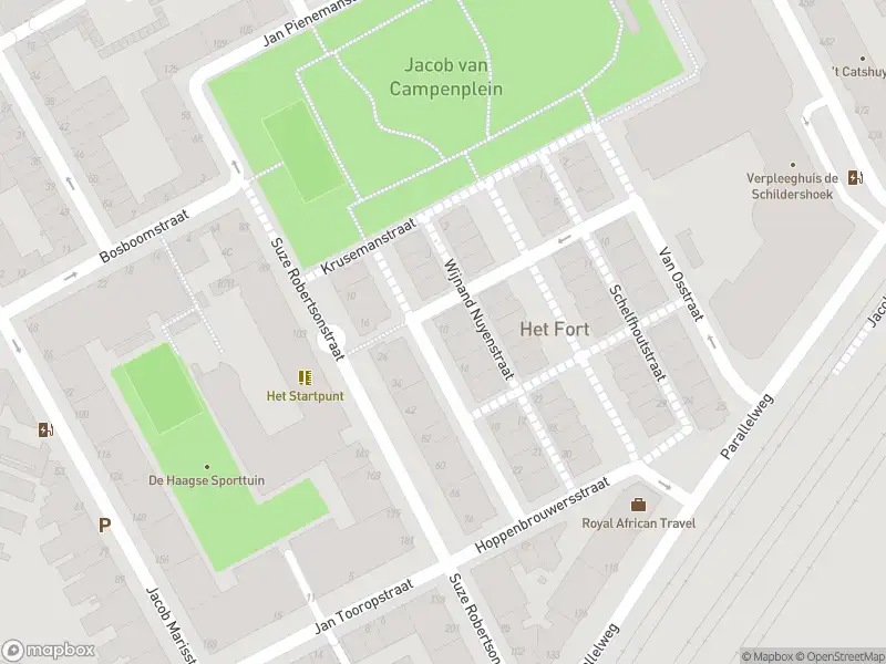 Brandweer met gepaste spoed naar de Krusemanstraat in 's-Gravenhage vanwege afgaan rookmelder