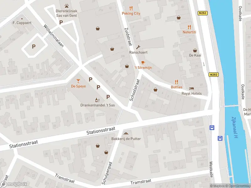 Brandweer met gepaste spoed naar de Schoolstraat in Sas van Gent