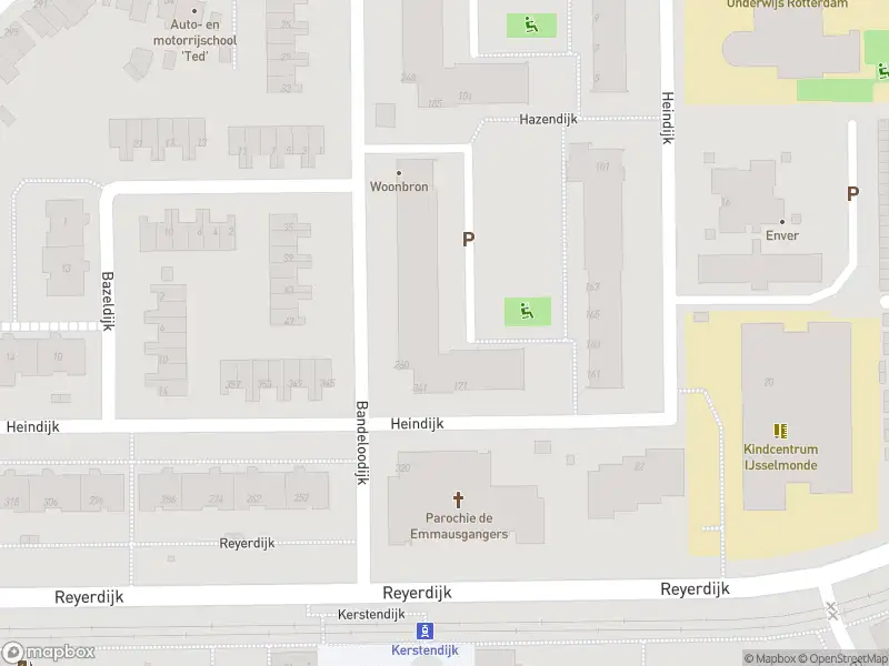 Ambulance met grote spoed naar de Heindijk in Rotterdam