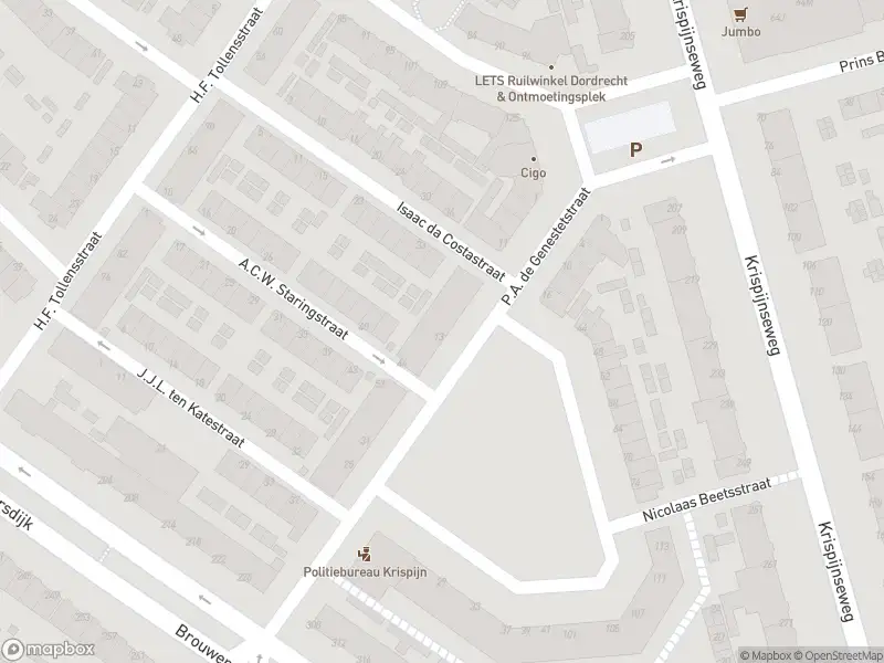 Overlastmelding P.A. de Genestetstraat in Dordrecht gesloten