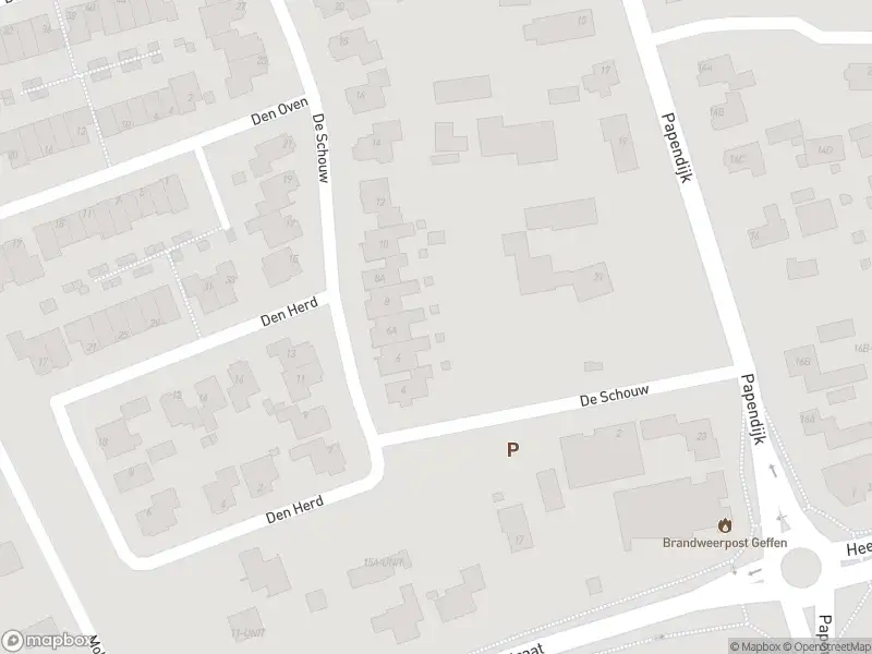 Brandweer met grote spoed naar de De Schouw in Geffen vanwege gebouwbrand