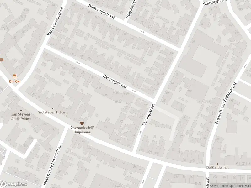 Anonieme overlastmelding Banningstraat in Tilburg (5025) gesloten