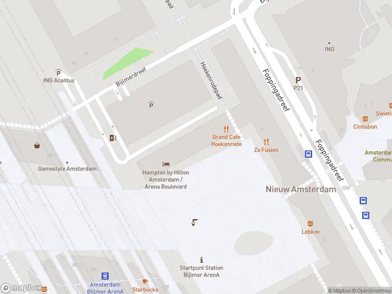 Brandweer met gepaste spoed naar de Hoekenrode in Amsterdam vanwege afgaan automatisch brandalarm