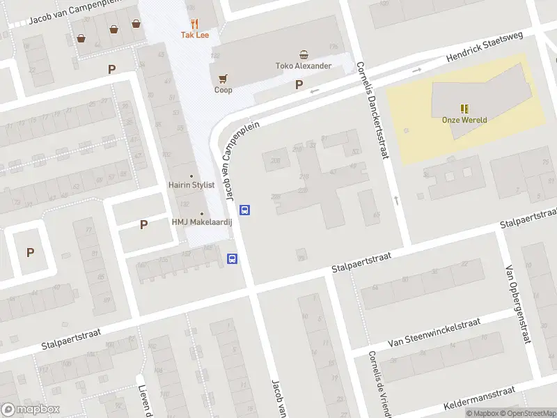 Ambulance met gepaste spoed naar de Jacob van Campenplein in Rotterdam