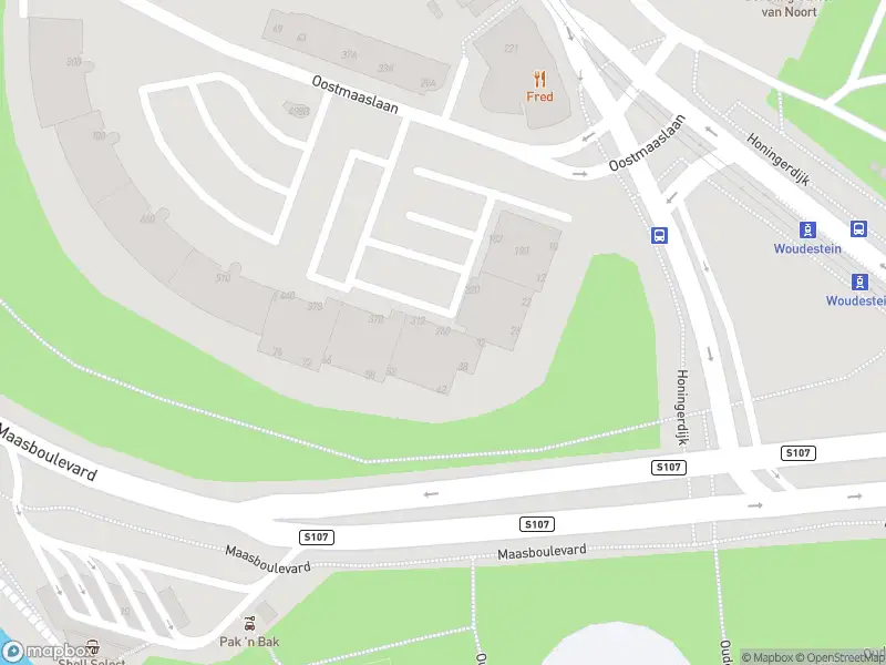 112 melding Besteld ambulance vervoer naar de Oostmaaslaan in Rotterdam