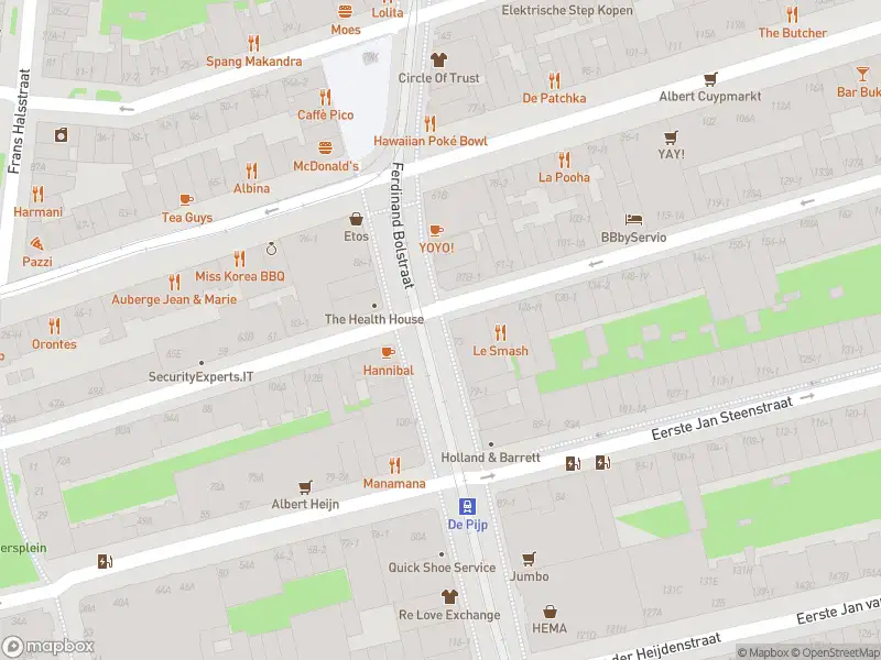 Brandweer met gepaste spoed naar de Admiraal De Ruijterweg in Amsterdam
